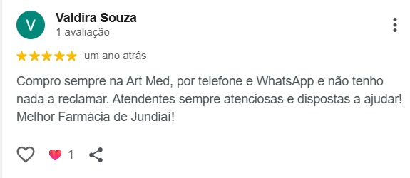 Avaliação de cliente 5